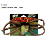 Reptile Plants Hanging Terrarium Plant Bend Branch Jungle Vines Flexible Plastic Boston Climbing Leaves with Suction Cup for Bearded Dragons Lizards Geckos Pets Tank Habitat